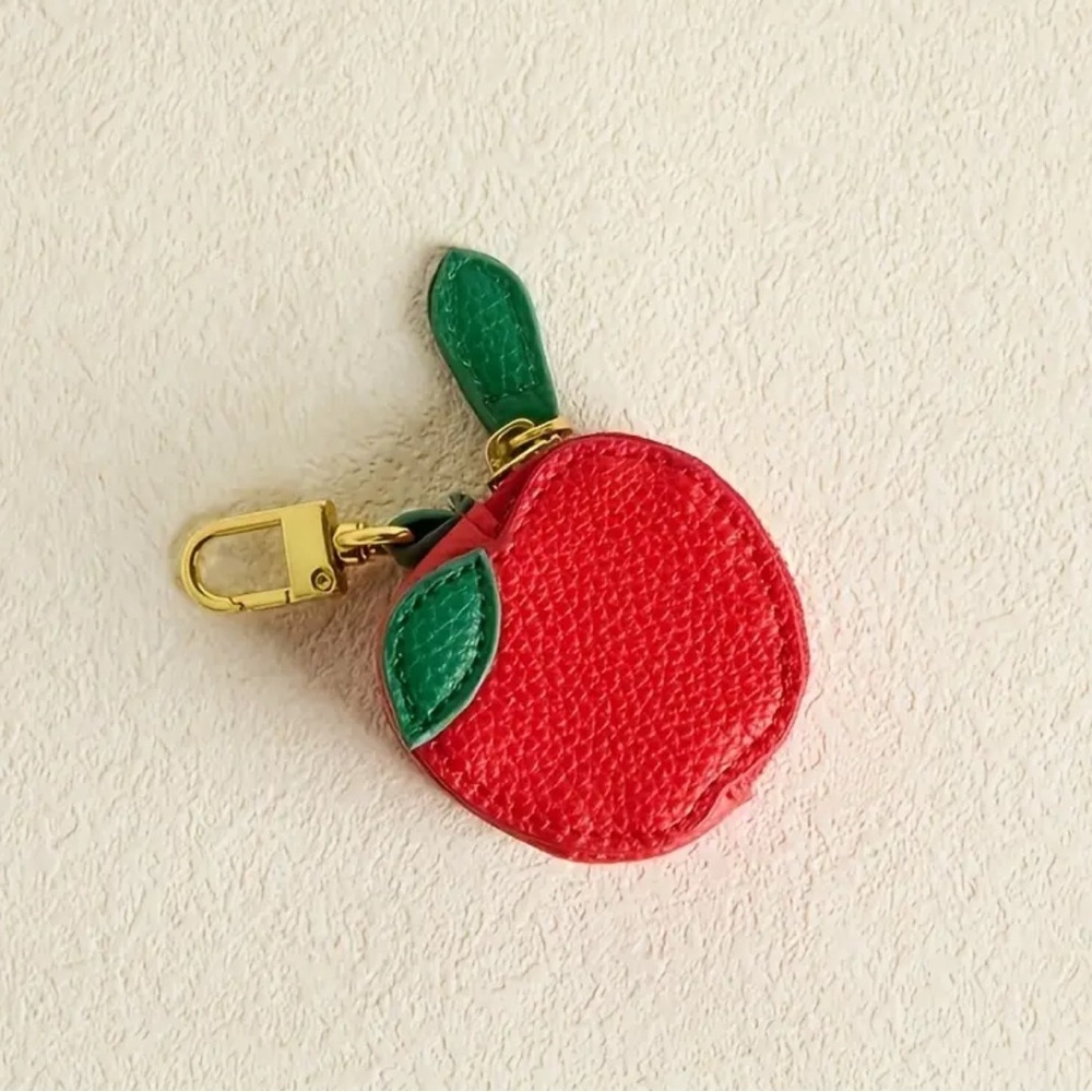Apple Purse Charm Keychain